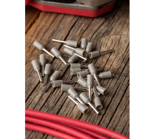 Наконечник штыревой втулочный изолированный НШвИ 0,75-8 (50шт.) EKF PROxima  nhvi-0.75-8  EKF