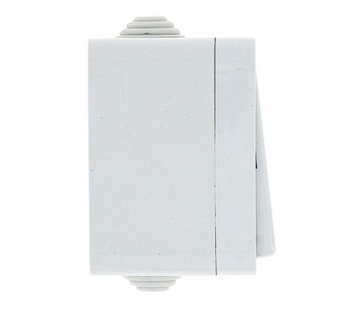 Прага Кнопка звонка 1-клавишная 10А IP44 белая EKF  EKZ10-026-10-44  EKF