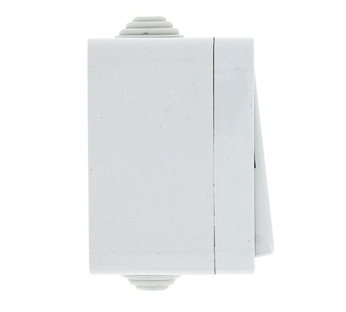 Прага Кнопка звонка 1-клавишная 10А IP44 белая EKF  EKZ10-026-10-44  EKF