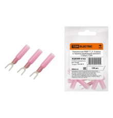 Наконечник НВИ-Т 1,5-4 вилка в термоусаживаемой манжете (100шт)  SQ0589-0102  TDM