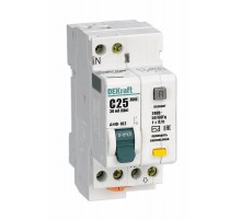 Выключатель автоматический дифференциального тока ДИФ-102 1п+N 25А C 30мА тип AC  16005DEK  DEKraft