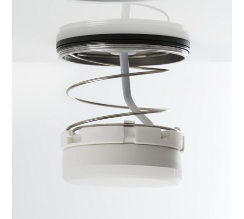 Светильник потолочный под лампу макс 12W, 230V, GX53, белый, HL362  41996  FERON