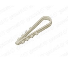 Дюбель-хомут для наружного монтажа провода 11-18мм, цвет-БЕЛЫЙ (100/1000/6000шт)  GE50111-01  GREENEL