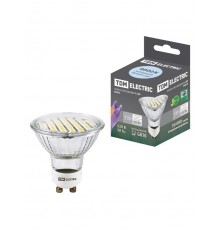 Лампа светодиодная LED 3Вт GU10 220В 4000К PAR16 SMD отражатель (рефлектор)  SQ0340-0027  TDM