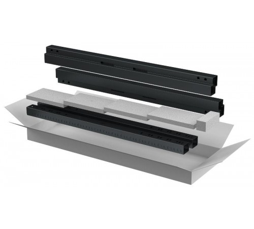 LINEA E Компл. стоек и профилей шкафа 18U чер.  LE05-18UXX-XL  ITK