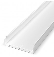 Лоток неперфорированный Стандарт 300х80х3000 (0,8 мм) RAL 9003 (6 м/уп)  PR16.10309  Промрукав