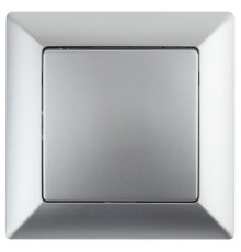 4-101-03 Intro Выключатель, 10А-250В, СУ, Solo, алюминий  Б0043265  Intro