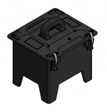 Корпус из твердой резины 250х210мм I 6583-Bals I Bals