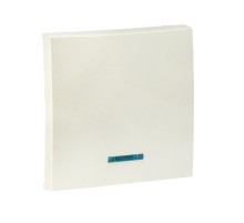 Валенсия лицевая панель выключателя 1-кл. с индикатором 10А жемчуг EKF PROxima   ESV10-L-121-50   EKF