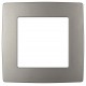 Рамка для розеток и выключателей ЭРА Серия 12 12-5001-16 на 1 пост, титан   Б0065735  ЭРА