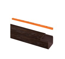 Кабель-канал 25х25 (4 шт по 2 м) "ЭКО" 3D венге (розн.упак.)  SQ0402-3406  TDM