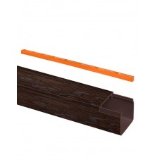 Кабель-канал 25х25 (4 шт по 2 м) "ЭКО" 3D венге (розн.упак.)  SQ0402-3406  TDM