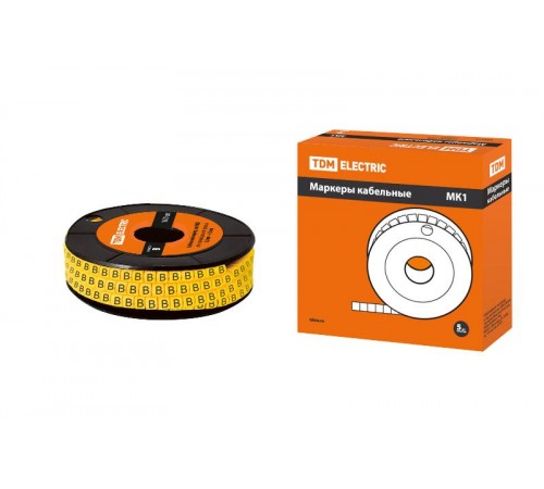 Маркер МК1 - 2,5мм символ "В" 1000шт/ролл  SQ0511-0027  TDM