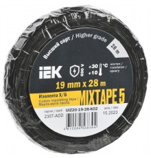 Изолента Х/Б MIXTAPE 5 19мм 28м   UIZ20-19-28-K02  IEK