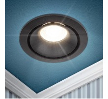 Cветильник встраиваемый алюминиевый KL100 BK MR16 GU5.3 черный  Б0055585  ЭРА