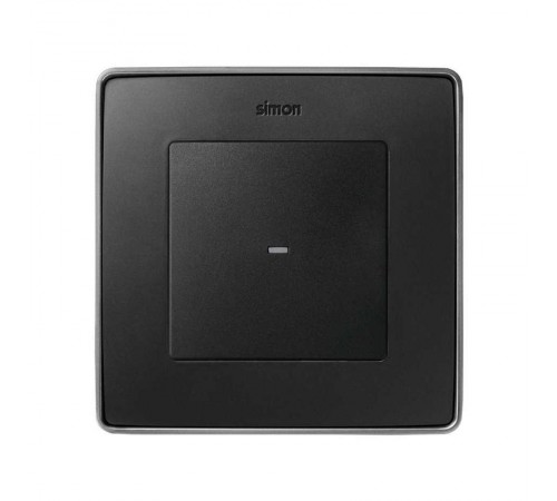 Simon 82 Клавиша для выключателя одноклавишного с подсветкой, S82, S82N, S82 Detail, графит  8200011-038  Simon