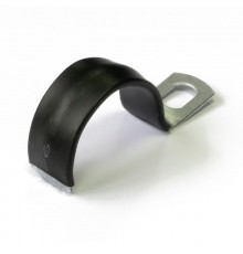 Скоба металлическая однолапковая с полимерным покрытием СМО-П d25-26 мм (100 шт/уп)  PR08.6010  Промрукав