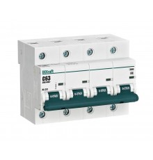 Выключатель автоматический четырехполюсный ВА-201 63А C 10кА  13010DEK  DEKraft