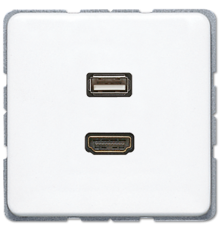 Мультимедиа разъём MACD1163WW Jung