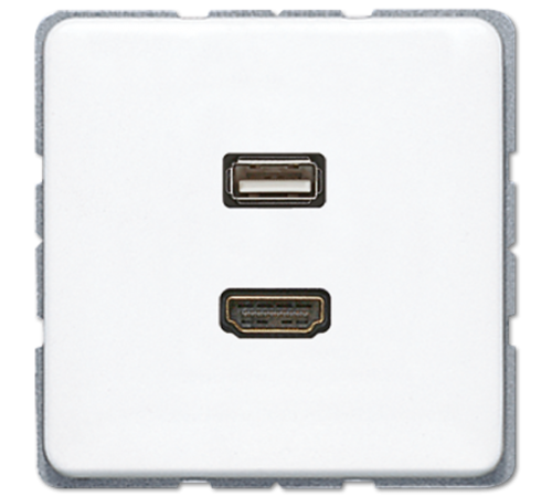 Мультимедиа разъём MACD1163WW Jung