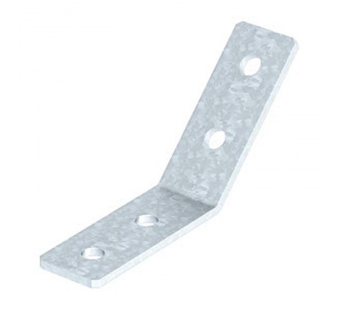 Соединительная пластина 45°, с 4 отверстиями 101x101x40x5 (GMS 4 VW 45 FT)  1124669  OBO Bettermann