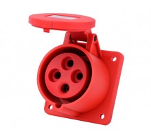 Розетка для скрытой проводки 3Р+РЕ 16А 380В IP44 РЩ-103  26262DEK  DEKraft