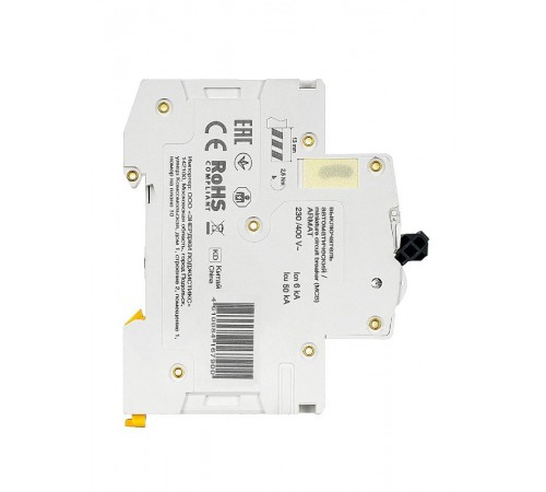 Выключатель автоматический трехполюсный M10N 3P D 3А 10кА ARMAT  AR-M10N-3-D003  IEK