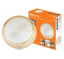 Светильник декоративный СД 2*60 Вт E27 круг янтарный (в индивид. коробке)  SQ0358-0006'  TDM