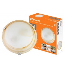 Светильник декоративный СД 2*60 Вт E27 круг янтарный (в индивид. коробке)  SQ0358-0006'  TDM