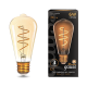 Лампа светодиодная Black LED Filament ST64 Flexible E27 6W Golden 360lm 2400К  157802006  Gauss