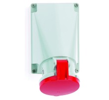 Розетка настенная 63A 4р(3P+PE) 6h 400V IP44 I 1127-Bals I Bals