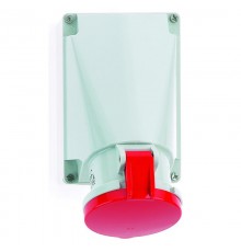 Розетка настенная 63A 4р(3P+PE) 6h 400V IP44 I 1127-Bals I Bals