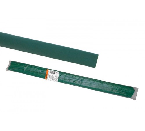 Термоусаживаемая трубка ТУТнг 8/4 зеленая по 1м (50 м/упак)  SQ0518-0211  TDM