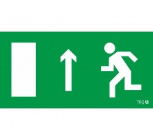 Пиктограмма (наклейка) ПЭУ 093 Выход прямо левосторонний (210х105)   2502001700  Световые Технологии