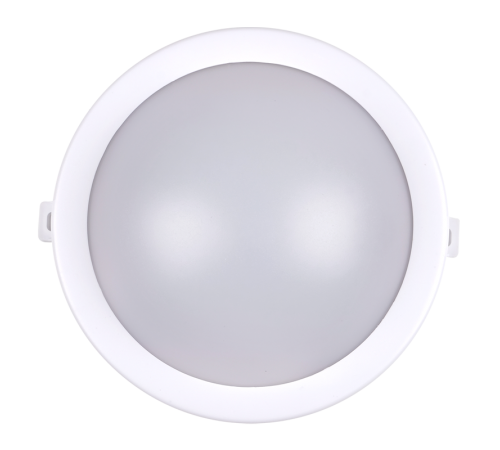 Светильник светодиодный пылевлагозащищенный для ЖКХ ДПБ PBH - PC3-RA 8W 4000K WHITE IP65 круг  5009271  Jazzway