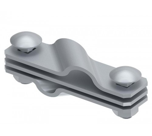 Соединитель диагональный стержня заземления D-16, гор. цинк, 391122  МС-122-ГЦ   Ostec