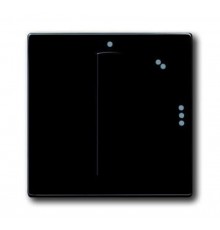 Плата центр. (накладка) с поворотной ручкой для перекл. на 3 положения 2710/1 U, серия solo/future, цвет антрацит  1710-0-3649   2CKA001710A3649  A