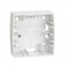 Simon 82 Монтажная коробка для накладного монтажа, 1 пост, 89х89х27мм, S82, S82N, белый  82750-30  Simon