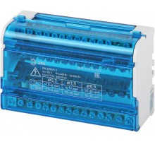 Аксессуары для клемм NO-224-17 ЭРА Шины на DIN-рейку в корпусе (кросс-модуль) ШНК 4х15 3L+PEN  Б0043935  ЭРА