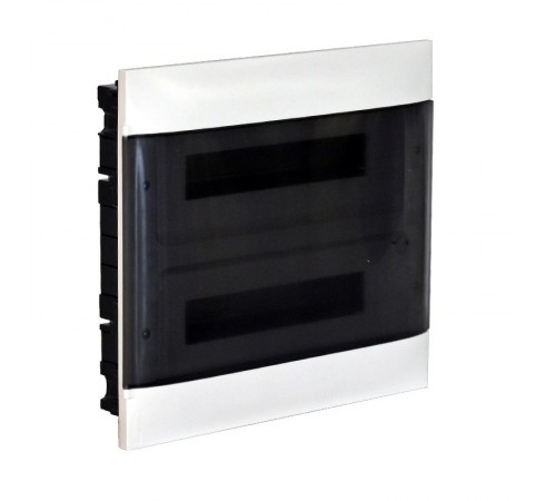 Practibox S Пластиковый щиток Встраиваемый (в полые стены) 2X18 Дымчатая дверь  137577  Legrand