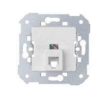 Simon 75 Механизм Розетка телефонная с 6 контактами для коннектора RJ11, S82, S82N, S88, S82 Detail, белый  75480-30  Simon