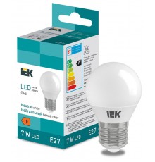 Лампа светодиодная Globe G45 600lm 4000K E27  LL-I-G45-7-230-40-E27  IEK