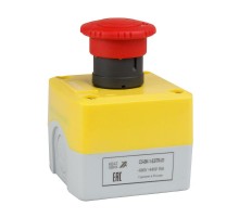Пост кноп авар стоп OptiSignal D22 C5-BK-1-ESTR-01 1НЗ возв пов XALK178 338521 КЭАЗ
