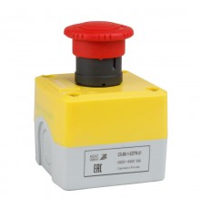 Пост кноп авар стоп OptiSignal D22 C5-BK-1-ESTR-01 1НЗ возв пов XALK178 338521 КЭАЗ