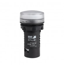 Лампа светодиодная OptiSignal Compact D22 C7-L-B1 белая 24 В AC/DC XB7EV01BP  362149  КЭАЗ