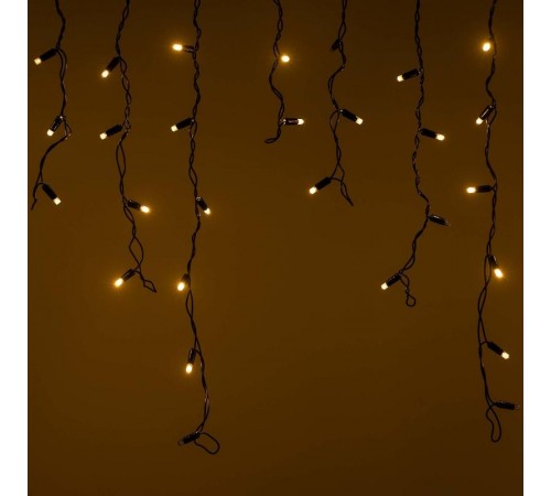 Светодиодная гирлянда ARD-EDGE-CLASSIC-2400x600-BLACK-88LED-FLASH Warm/Warm (230V, 6W) (Ardecoled, IP65)  031192  Arlight