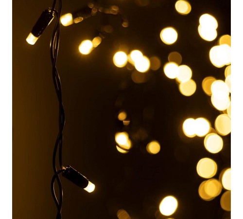 Светодиодная гирлянда ARD-EDGE-CLASSIC-2400x600-BLACK-88LED-FLASH Warm/Warm (230V, 6W) (Ardecoled, IP65)  031192  Arlight