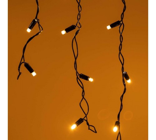 Светодиодная гирлянда ARD-EDGE-CLASSIC-2400x600-BLACK-88LED-FLASH Warm/Warm (230V, 6W) (Ardecoled, IP65)  031192  Arlight