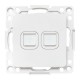 Стокгольм Механизм розетки RJ-45 2-местной белый EYK02-035-10EKF
