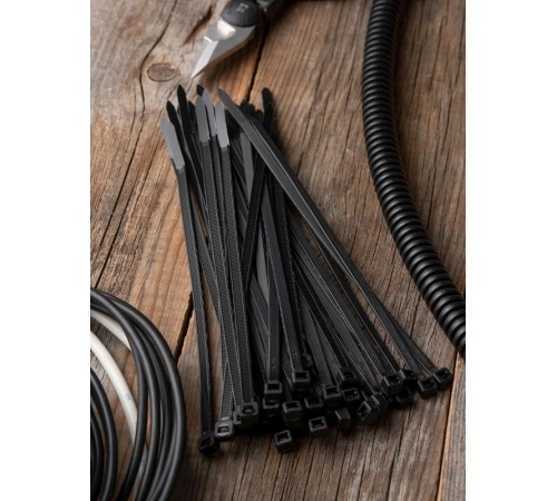 Хомут нейлоновый ЧЕРНЫЙ 4,8х200 (уп./100шт) EKF Simple  plc-cb-4.8x200  EKF